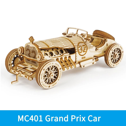 Puzzle 3D en bois – Voiture du XIXe siècle – 308 pièces – 12+
