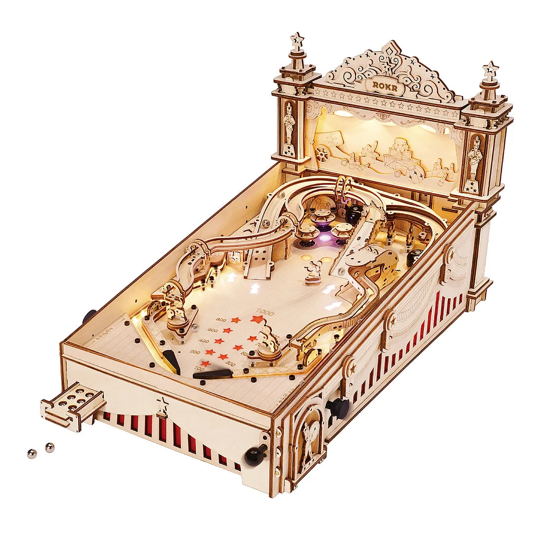 Puzzle 3D en bois – Flipper – 482 pièces – 14+