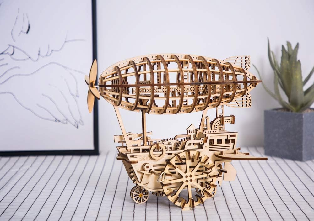 Puzzle 3D en bois – Dirigeable – 349 pièces – 14+