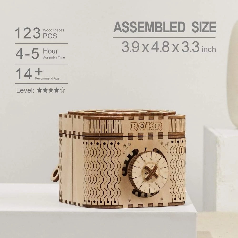 Boîte aux Trésors - Puzzle en bois - 123 pièces - 8+