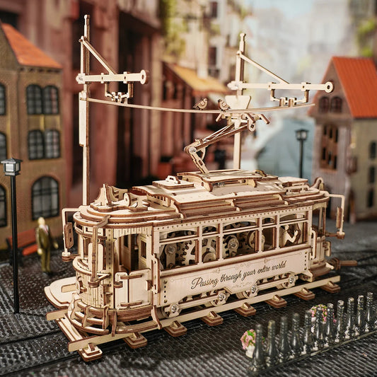 Puzzle 3D en bois – Tram – 374 pièces – 12+