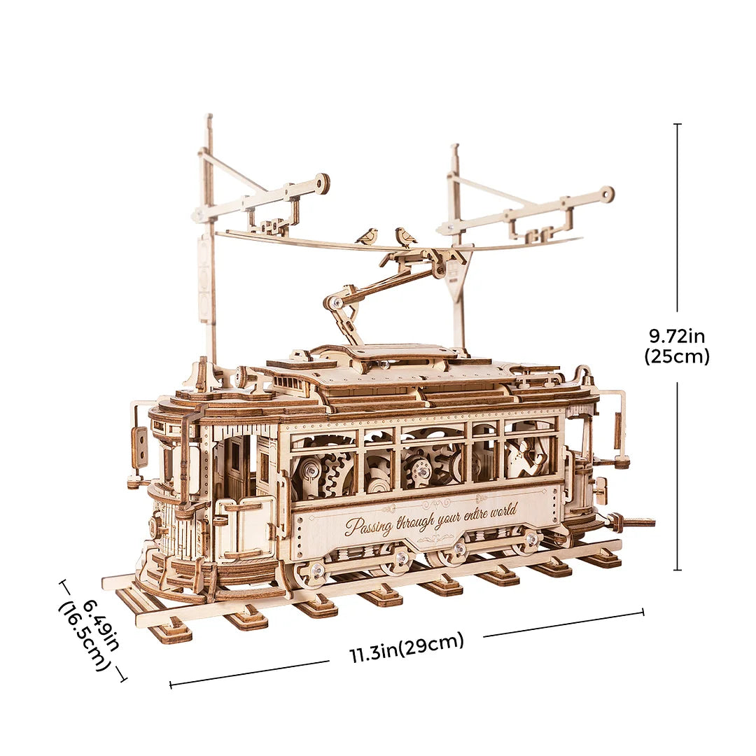 Puzzle 3D en bois – Tram – 374 pièces – 12+