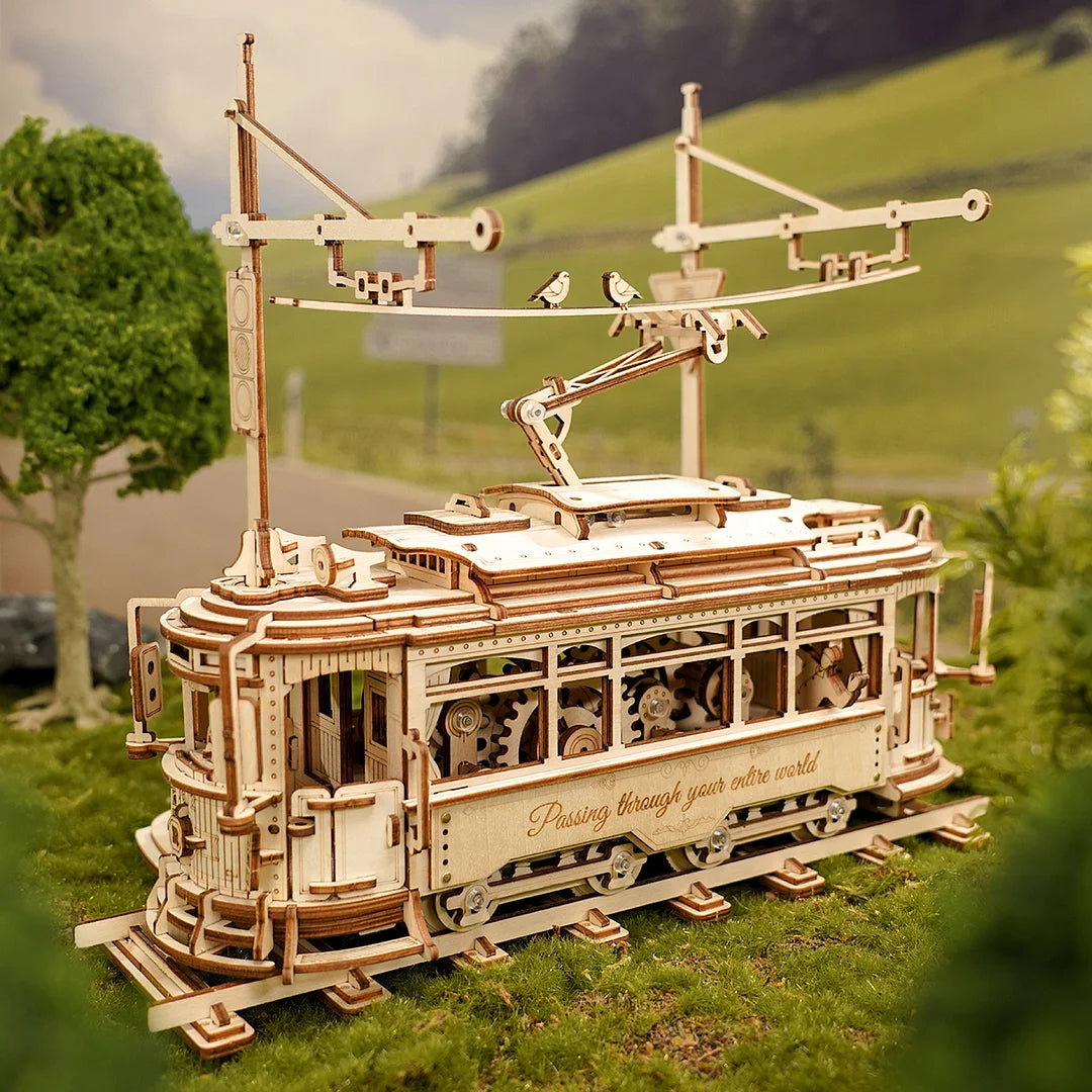 Puzzle 3D en bois – Tram – 374 pièces – 12+