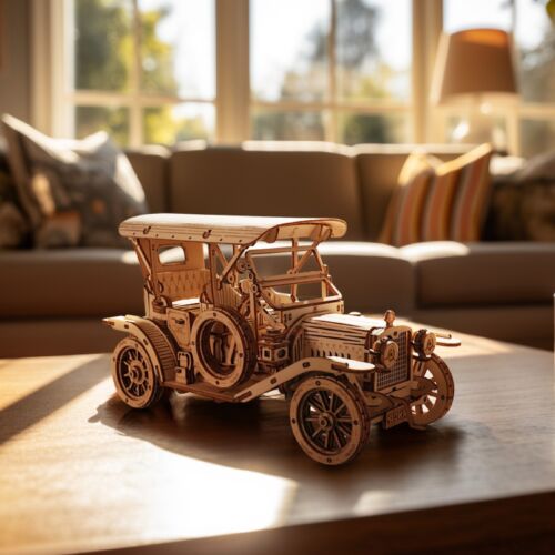 Puzzle 3D en bois – Voiture Ancienne – 298 pièces – 14+