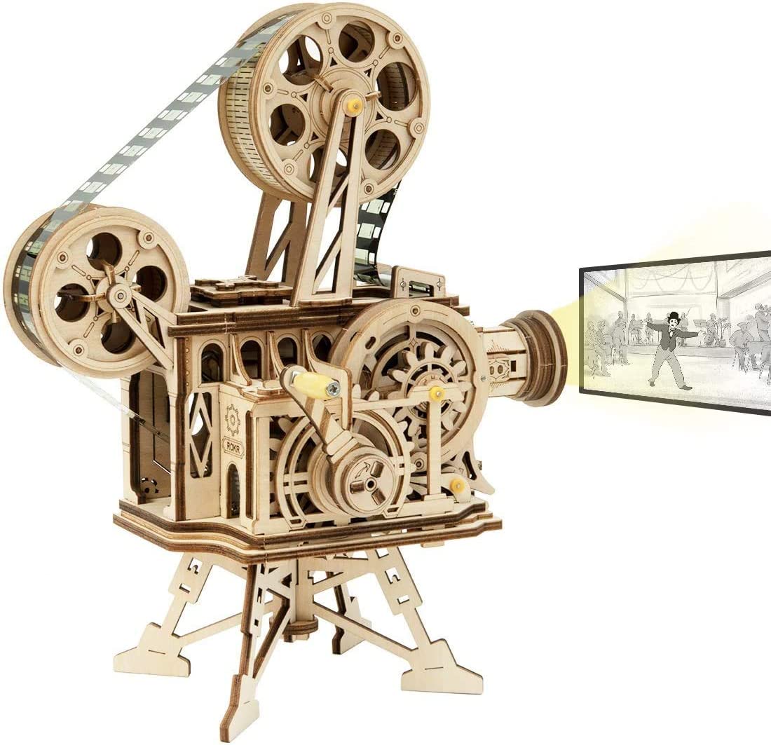 Puzzle 3D en bois – Projecteur de Cinéma – 183 pièces – 14+
